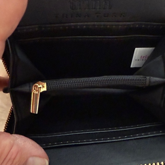 Trina Turk Black and White Croco Wallet - Picture 8 of 10